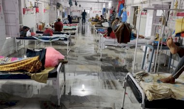 बिहार: पटना में बारिश बनी आफत,कोरोना हॉस्पीटल के वार्ड में जल-जमाव, सैकड़ों घरों में भी घुसा पानी