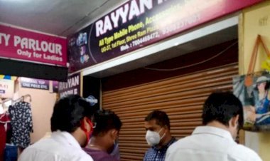 धनबाद: डीसी ने किया औचक निरीक्षण, निर्देशों के उल्लंघन पर पुराना बाजार व बैंक मोड़ की चार दुकानें सील