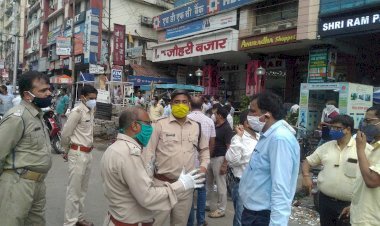 धनबाद: बैंक मोड़ की सात दुकानें सील,लॉकडाउन उल्लंघन का FIR दर्ज