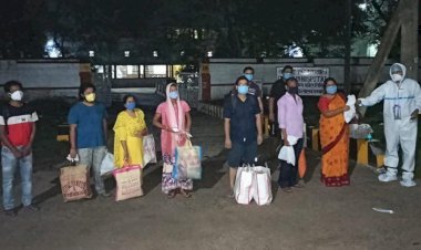 धनबाद:सात महिला, 10 पुरुष हुए कोविड - 19 हॉस्पीटल से डिस्चार्ज,24 कंटेनमेंट जोन बने, कर्फ्यू लगा