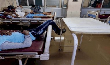 धनबाद: कोयलांचल में मूसलधार बारिश, पीएमसीएच के आइसीयू में घुसा पानी, पेसेंट परेशान