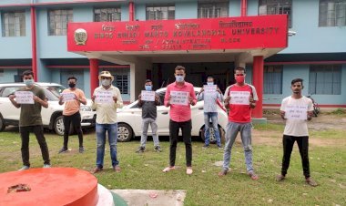 धनबाद: BBMKU में पीजी एग्जाम का सेंटर 20 किमी दूर, छात्र युवा संघर्ष मोर्चा ने जताया विरोध