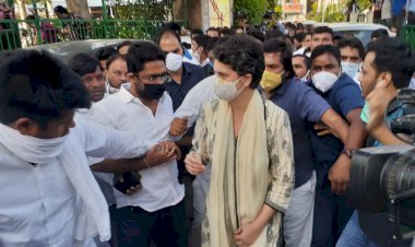 नई दिल्ली: हाथरस की बेटी को इंसाफ दिलाने को प्रियंका गांधी  बाड्रा  के साथ मयूर शेखर झा  व कांग्रेसियों ने  बाल्मिकी मंदिर में की पूजा