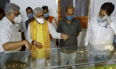 झारखंड: देवघर एम्स में फरवरी 2021 से शुरू होगी ओपीडी, केंद्रीय स्वास्थ्य राज्यमंत्री अश्विनी चौबे ने निर्माण का जायजा लिया