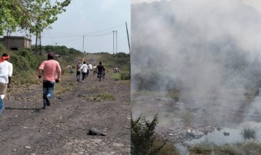 धनबाद: जोगता साइडिंग में आंदोलन  के दौरान बमबाजी, बंद समर्थक व विरोधियों में भिड़ंत, चार  अरेस्ट