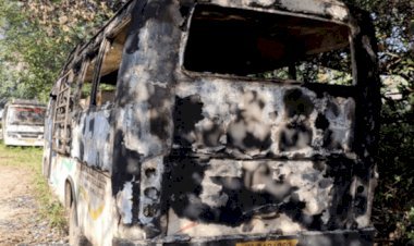 रांची: मुर्गा मांगने के विवाद में दामाद ने ससुर के बस में लगाई आग, बस में सोए व्योक्ति की मौत, आरोपी अरेस्ट