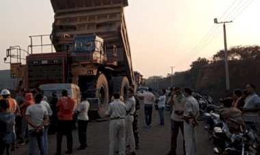 धनबाद: बीसीसीएल की एना आउटसोर्सिंग प्रोजेक्ट में बलेरो हॉलपैक से टकरायी, एक की मौत, चार जख्मी