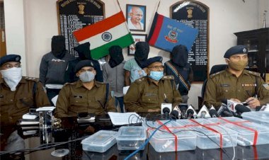 रांची: PLFI के पांच उग्रवादी अरेस्ट,सुप्रीमो दिनेश गोप के इशारे पर हुई थी धुर्वा में टेंट कारोबारी के घर फायरिंग