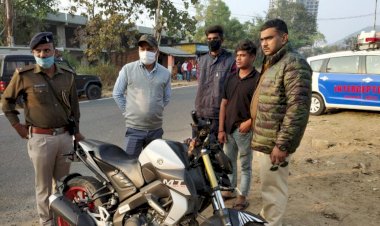 धनबाद:निर्धारित गति से अधिक स्पीड से चलने वाले 12 वाहनों से वसूला गया जुर्माना 