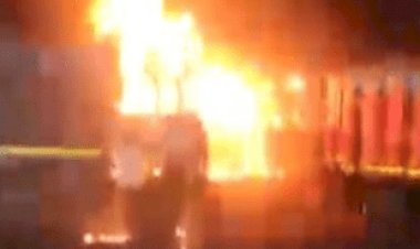 लातेहार:  सीसीएल की  तेतरियाखाड़ कोलियरी में टीपीसी उग्रवादियों का हमला, पांच ट्रक जलाये, फायरिंग, चार जख्मी (देखें  VIDEO)