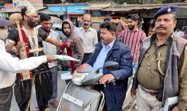 धनबाद:32 वां राष्ट्रीय सड़क सुरक्षा माह,नुक्कड़ नाटक का आयोजन