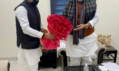 नई दिल्ली: एमएलए राज सिन्हा ने डिफेंस मिनिस्टर व पेट्रोलियम मंत्री से की मुलाकात