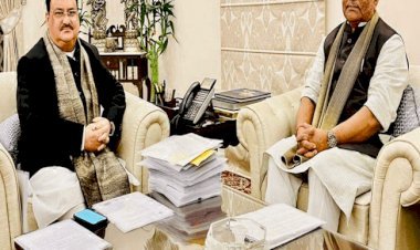 नई दिल्ली: BJP प्रसिडेंट जेपी नड्डा से मिले Dy CM तारकिशोर, कैबिनेट मिनिस्टर के नाम व मनोनयन कोटे के एमएलसी कैंडिडेट पर हुई चर्चा