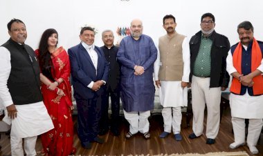 नई दिल्ली: पश्चिम बंगाल के एक्स मिनिस्टर राजीब बनर्जी समेत तृणमूल के छह लीडर BJP में शामिल, अमित शाह ने किया स्वागत