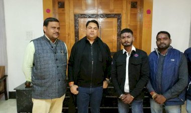 धनबाद: रणविजय सिंह से मिला बिहार जनता खान मंजदूर संघ के पदाधिकारियों डेलीगेशन