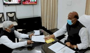 नेवी जवान सूरज दूबे मर्डर केस की जांच के लिए बनी हाई लेवल कमेटी, डिफेंस मिनिस्टर से मिले पलामू MP 