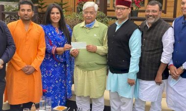 अयोध्या में श्रीराम मंदिर निर्माण निधि राशि: इफको एमडी के साथ गोड्डा एमपी निशिकांत दुबे ने दी तीन करोड़ की सहयोग राशि