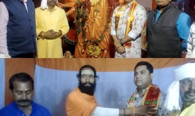 धनबाद: सिंदरी पंचमुखी बजरंगबली मंदिर में श्री श्री मारुति नंदन महायज्ञ में शामिल हुए रणविजय सिंह