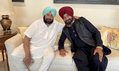 पंजाब: कैप्टन अमरिंदर सिंह के साथ नवजोत सिंह सिद्धू की चाय पर चर्चा, दूर हुए दोनों के मतभेद, मिनिस्टर या पीसीसी चीफ बनेंगे !             
