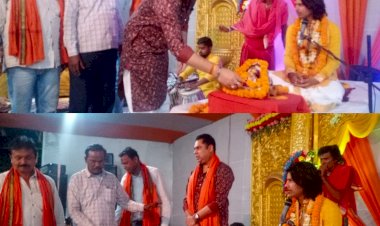 धनबाद: भौंरा में चल रहे श्री श्री मारुति नंदन संकट मोचन महायज्ञ में शामिल हुए रणविजय सिंह