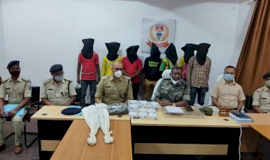 लातेहार: PLFI के सात उग्रवादी गिरफ्तार, बड़ी घटना को अंजाम देने की थी तैयारी