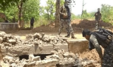 पश्चिमी सिंहभूम: गोइलकेरा में नक्सलियों ने पुलिया को उडाया,24 घंटे में लगातार दूसरी वारदात