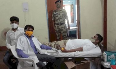 धनबाद: प्लाजमा डोनेट को आगे आये CISF जवान : डीआइजी