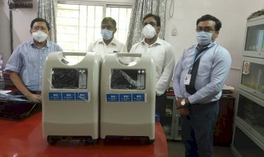 धनबाद: बीओआइ धनबाद जोन ने जिला प्रशासन को दिये दो ऑक्सीजन कंसंट्रेटर