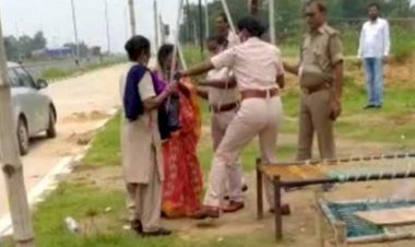 धनबाद: राजगंज में  पुलिस ने की महिला के साथ मारपीट, वीडीओ वायरल