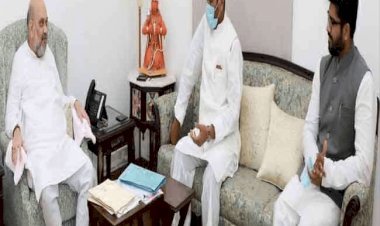 चिराग पासवान के लिए NDA का चैप्टर क्लोज!  होम मिनिस्टर अमित शाह से दिल्ली में मिले पशुपति पारस व प्रिंस