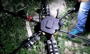 जम्मू-कश्मीर:पाकिस्तान की साजिश नाकाम, पुलिस ने एक ड्रोन को मार गिराया, पांच KG विस्फोटक बरामद