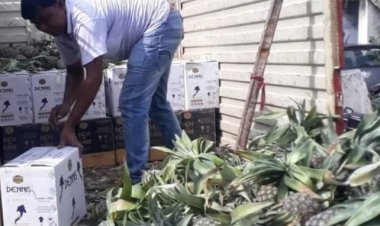 धनबाद: अनानास लेकर जा रहे पिकअप वैन से 36 पेटी शराब बरामद