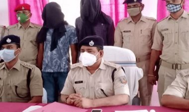 झारखंड: पलामू में अमन साहू गैंग के दो गुर्गे अरेस्ट, आर्म्स जब्त