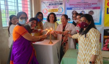 धनबाद: इनर व्हील क्लब ने साधना हॉस्पीटल में स्तनपान सप्ताह मनाया