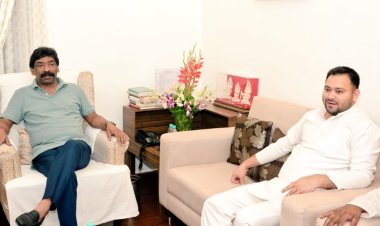 झारखंड:  रांची में CM हेमंत सोरेन से मिले तेजस्वीा यादव, 2024 के विधानसभा चुनाव पर RJD की नजर