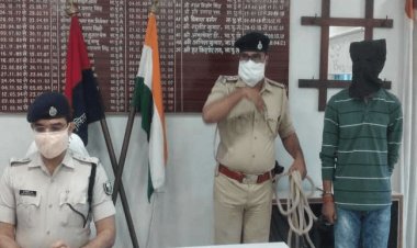 सीतामढ़ी:  बैरगनिया के चर्चित राकेश झा मर्डर केस का मेन शूटर अमन पराशर उर्फ राणा अरेस्ट
