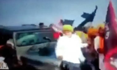लखीमपुर खीरी विवाद में नया  VIDEO आया सामने, कांग्रेस और आप  ने किया ट्वीट, BJP पर साधा निशाना