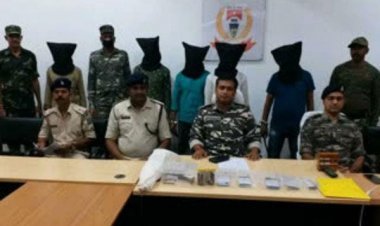 लातेहार: जेजेएमपी के पांच उग्रवादी अरेस्ट, दो आर्म्स और गोली बरामद