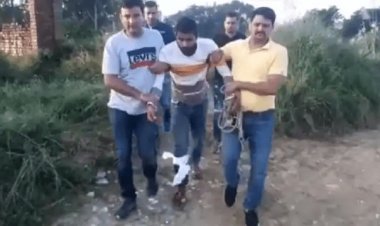 ग्रेटर नोएडा में  शादी के लिए दबाव बनाने पर  ट्रांसपोर्टर की बेटी की मर्डर, पुलिस से एनकाउंटर,आरोपी अरेस्ट