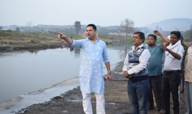 धनबाद: रणविजय सिंह ने लिया जोगता मोड़  छठ घाट का जायजा