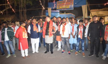 धनबाद : गोधर हिंद क्लब द्वारा आयोजित भक्ति जागरण का रणविजय सिंह ने किया उद्घाटन