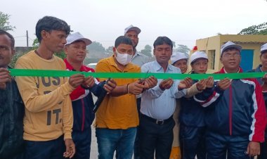 धनबाद: बिनोद बिहारी महतो महिला इंटर कालेज वार्षिक खेलकूद प्रतियोगिता, टुंडी एमएलए पुत्र ने किया शुभारंभ 