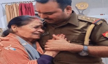 उत्तर प्रदेश: माता जी मैं भी हूं आपका बेटा..., बेटा-बहू से प्रताड़ित मां के आंसू पोंछते कानपुर के SI का Video Viral