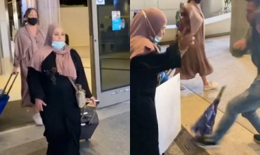 मां को रिसीव करने एयरपोर्ट पहुंचा बेटा, चप्पल से लगी पीटने, वीडियो वायरल 