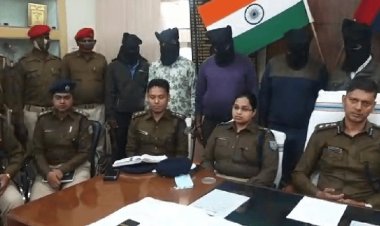 धनबाद पुलिस की बड़ी सफलता, अमन सिंह गैंग के पांच क्रिमिनल अरेस्ट,देशी कट्टा व कारतुस जब्त