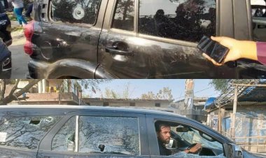 उत्तर प्रदेश: कुशीनगर में स्वामी प्रसाद मौर्य के काफिले पर हमला, पिता पर हमले से बिफरी संघमित्रा,BJP छोड़ने का ऐलान