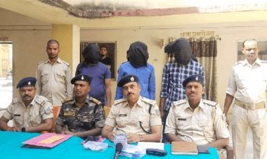 चतरा: कोयला लूटने वाले इंटर स्टेट गैंग का पुलिस ने किया खुलासा, तीन अरेस्ट, कोयला लदा ट्रक बरामद