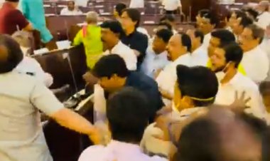 पश्चिम बंगाल: बीरभूम हिंसा पर  विधानसभा में बवाल, हाथापाई ,सुवेंदु समेत बीजेपी के पांच MLA सस्पेंड