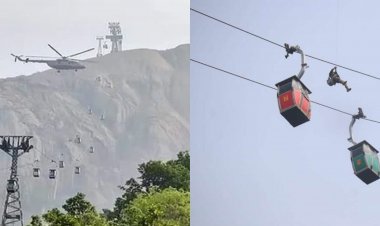देवघर त्रिकुट पहाड़ रोपवे हादसा: 44 घंटे के ऑपरेशन के बाद 46 लोग रेसक्यू, तीन लोगों की मौत  