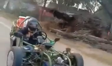 दूधवाले का देसी कार सोशल मीडिया पर छाया ( देखें Video )